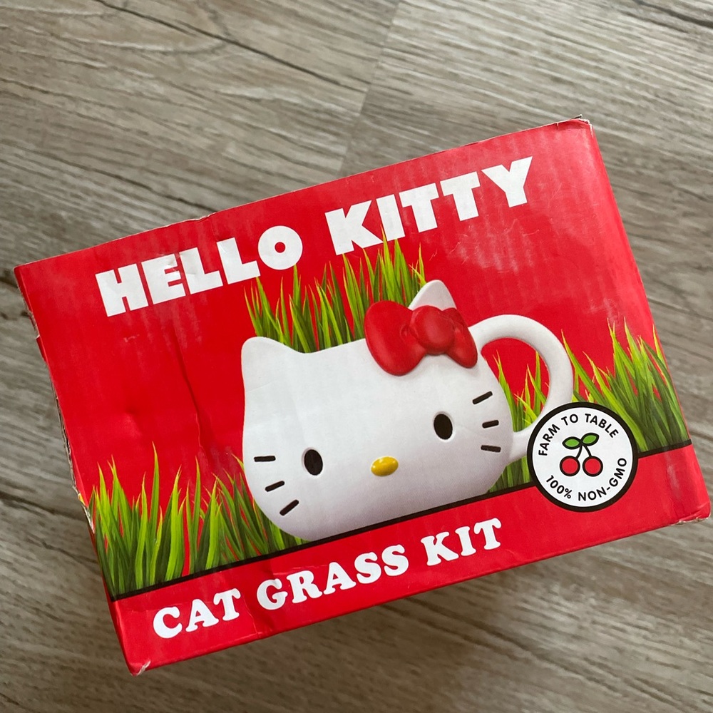 Hello Kitty Cat Grass Kit